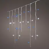 Lumineo IJspegelverlichting 20 meter | Koud wit & blauw | Twinkle effect | 490 lampjes |