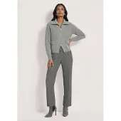 MADELEINE Gebreid Vest Blouson-vest met 2-wegritssluiting