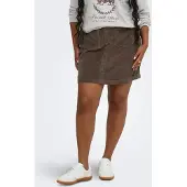 ONLY Caramazing Corduroy Korte Rok Dames Grijs 52