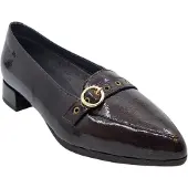 Pitillos 11670 marron mocassin in lakleer met spitse leest