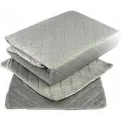 Euromat Dubbelzijdige Sprei Amarante Grijs 180x220 cm + 2 Kussenslopen