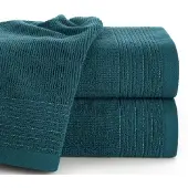 Eurofirany Luxe Katoenen Badhanddoek LARI 50x90cm 500 GSM Donker Turquoise