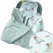 Kerstin Baby Deken voor Autostoel, Draagzak & Kinderwagen - Zacht & Warm