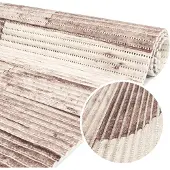 ANRO Badmat Houtlook 65x160cm Antislip Douchemat Afwasbaar Sneldrogend