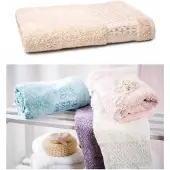 Faro Badhanddoek Frotte Zacht 70x140cm Beige 500g/m²