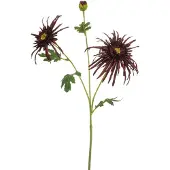 Fleurdirect Kunstbloem Spinchrysant Spider Bruin - Sfeervolle Woondecoratie