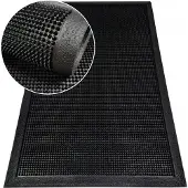 Nestor Rubberen Deurmat 40x60 cm - Antislip & Weerbestendig