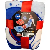 Nasa Polar Slaapzak Deken voor Kinderen - Blauw Ruimte Thema