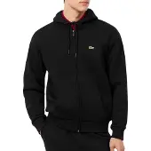 Lacoste Sweatvest groen / zwart / wit