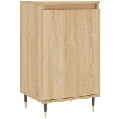 vidaXL Dressoir 40x35x70 cm bewerkt hout sonoma eikenkleurig