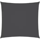 vidaXL Zonnescherm vierkant 6x6 m oxford stof antracietkleurig