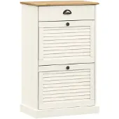 vidaXL Schoenenkast VIGO 60x35x96 cm massief grenenhout wit
