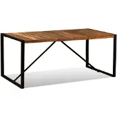 vidaXL Eettafel 180 cm massief gerecycled hout