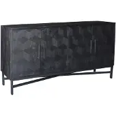 Giga Meubel Dressoir Jazz Zwart 160cm