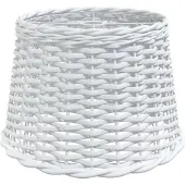 vidaXL Lampenkap Ø40x26 cm wicker wit