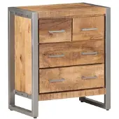 vidaXL Dressoir 60x35x70 cm ruw mangohout