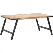 vidaXL Eettafel 180x90x76 cm massief mangohout