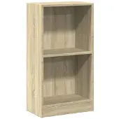 vidaXL Boekenkast 40x24x75 cm bewerkt hout sonoma eikenkleurig