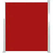 vidaXL Wind-/zonnescherm uittrekbaar 160x300 cm rood