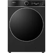 Hisense wasmachine WF7I1248BBR/BLX - 12 kg - 1400 Toeren - Energieklasse A - AutoDose - Stoomfunctie - Zeer Stil 70 dB - Wifi ConnectLife App Bediening - Voorlader - Zwart - Trommelverlichting