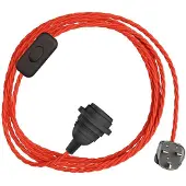 Creative Cables Snakebis Twisted Shade Ready E14 Lamphouder Met Snoer