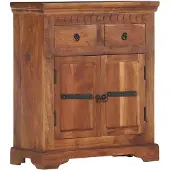 vidaXL Dressoir 63x30x75 cm massief acaciahout