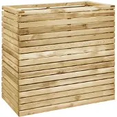 vidaXL Plantenbak verhoogd 100x50x100 cm geïmpregneerd grenenhout