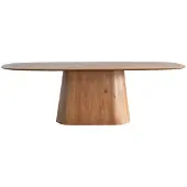 Giga Meubel Eettafel Stijn Bruin Deens Ovaal 220cm