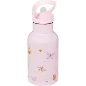 Atmosphera Kids Back to school - Drinkfles RVS - Roze - 350ML
