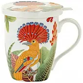 Marco polo Bone China Mok 450ml met Infuser - Vogels