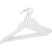 Atmosphera Kids Kinderhanger - Kledinghanger - Wit - 12 stuks - Hout