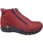 Wolky Why Veterschoenen Hoog - rood - Maat 41