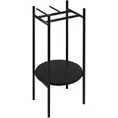 Sapho Puno Zuil onder de wastafel 37,5x83x44,8cm, zwart