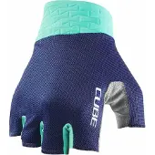 Cube GLOVES PERFORMANCE SHORT FINGER BLUE/MINT