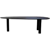 Giga Meubel Eettafel Hana Organisch Zwart 260cm