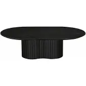Giga Meubel Salontafel Ava Ovaal Zwart 120cm