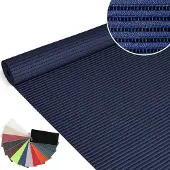 ANRO Badmat Blauw 65x100cm Antislip Douchemat Afwasbaar Sneldrogend