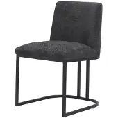 Tower Living Eetkamerstoel Archi - Grafiet Stof - 60x53x83cm
