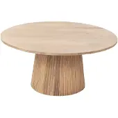 Giga Meubel Salontafel Salvador Naturel Rond 80cm
