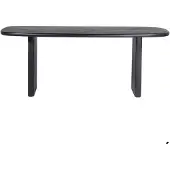 Giga Meubel Eettafel Gin Zwart Deens Ovaal 240cm