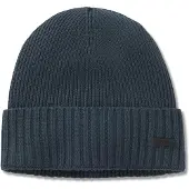 BOSS Ribgebreide beanie van scheerwol met logoplaatje