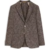 BOSS Slim-fit blazer van materiaal met microdessin Maat 50