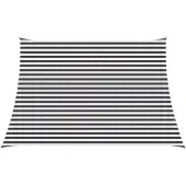 Syfax Zonneschaduwzeil Antraciet en Wit 4 / 5 x 3 m HDPE