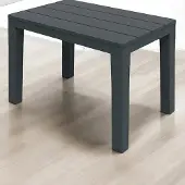 Famanu bijzettafel, antraciet - 60 x 39 x 45 cm, kunststof