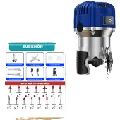 OEM Palmrouter, 6 snelheidsstanden, inclusief 15 freesbits, elektrische trimmachine