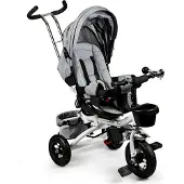 Northio Drie-wieler Deluxe met 360° draaibare cabine, grijs, van ECOTOYS