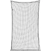 Syfax Aanhangwagennet elastisch touw 2,1x1,25 m polypropeen zwart
