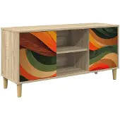 vidaXL TV-kast BONN, 102 x 33 x 50 cm, Sonoma houtvezelplaat
