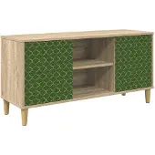 vidaXL TV-kast GELEEN, 102 x 33 x 50 cm, Sonoma houtvezelplaat