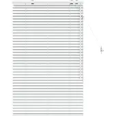vidaXL Venetiaanse jaloezie Wit 80 x 130 cm 35 mm